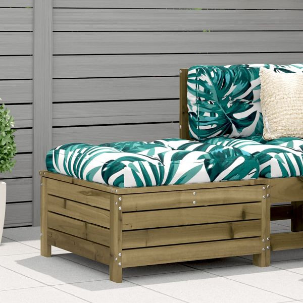 vidaXL Gartenhocker 62x63,5x32 cm Kiefernholz Imprägniert, 844902