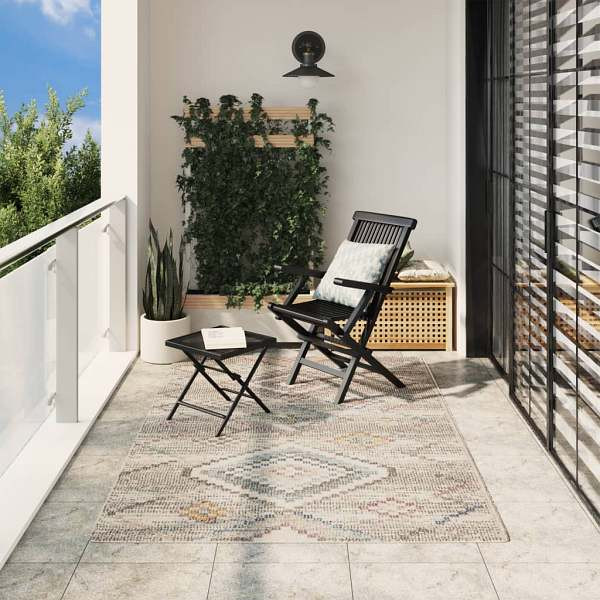 vidaXL Teppich ARBIZU Indoor und Outdoor Vintage-Design 160x230 cm, 375705