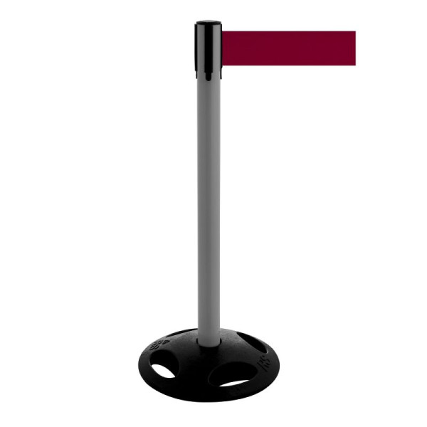 Stein HGS Personenleitsystem -P-Line Maxi-, anthrazit, burgunder, mit Gurtendstück (Standard), 34175a-1502