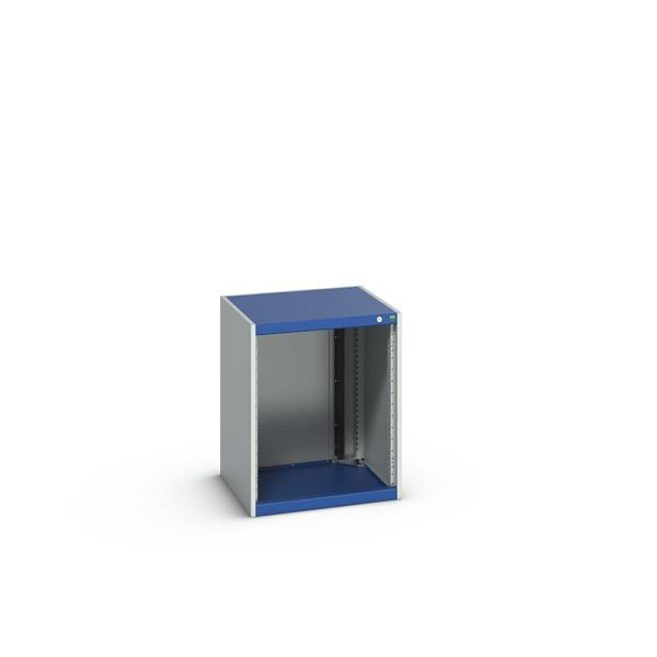 bott cubio Schubladenschrankgehäuse, BxTxH: 650x650x800mm, RAL 7035/5010, Enzianblau, 40019106.11V