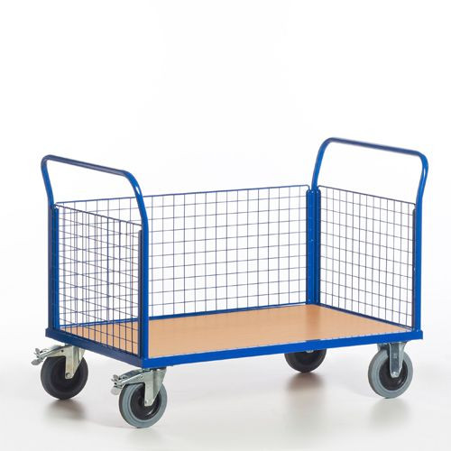 Rollcart Gitter-Dreiwandwagen (1170x700), Tragkraft: 600 kg, 02-6097