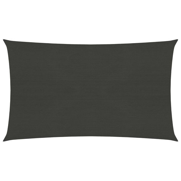 vidaXL Sonnensegel 160 g/m² Anthrazit 6x8 m HDPE, 311085