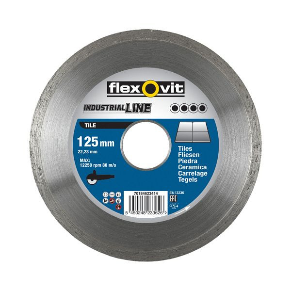 Flexovit Diamantscheibe TILE, Durchmesser: 125 mm, 70184623414