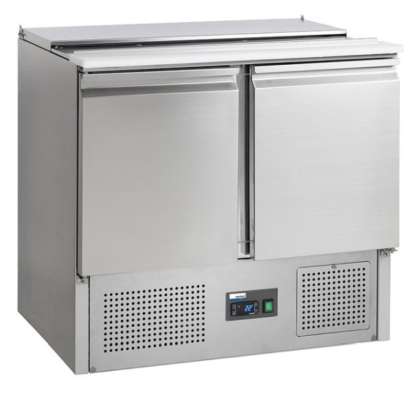 NordCap COOL-LINE Saladette SL 9, mit 2 Türen und Ausschnitt für Bestückung mit 2 x GN 1/1 und 3 x GN 1/6, 435108501