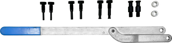 Kunzer Motor-Einstellwerkzeug UNIVERSELL Für Reparaturarbeiten mit verstellbarem Gegenhalteschlüssel von Ø 40,0 bis 220,0 mm, 77GH712