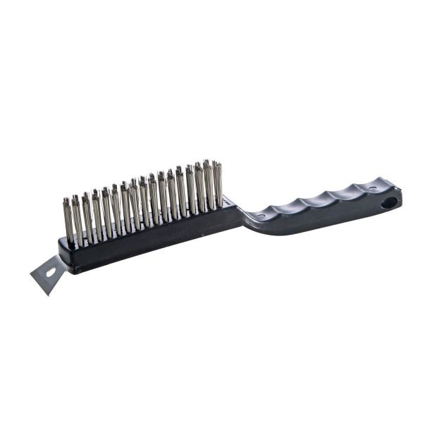 ALL'GRILL Gussplatten Reinigungsbürste, 15/29x2,5 cm, 9808