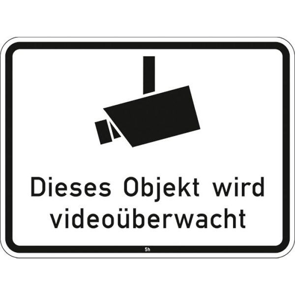 Stein HGS Dieses Objekt wird videoüberwacht - 2843, 315x420mm /RA2/Alform, 2843-122
