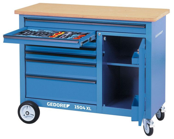 GEDORE Rollwerkbank 1,25 m breit mit 7 Schubladen, 1988468