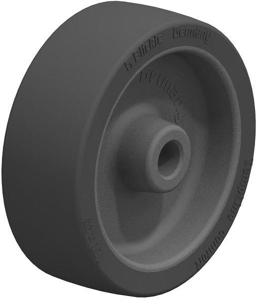 Blickle POSI 101/12G Rad aus Silikon-Gummi, Schwarz, 755751