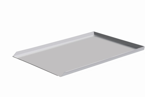 Schneider Backblech Aluminium 580 x 780 x 25 mm, 3 Seiten 90 °, 1 kurze Seite offen, ohne Lochung, 381201