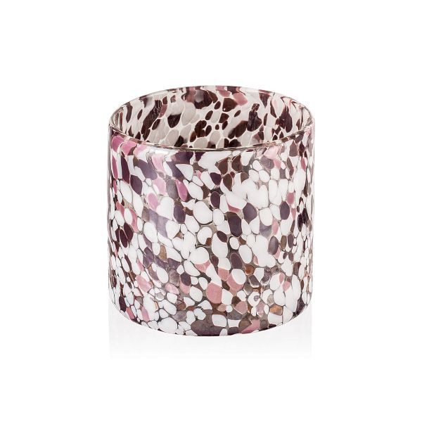 WAS Teelichtglas Sprinkles Berry YUYU, Ø 10 cm, Höhe 10 cm, Glas, 4103010