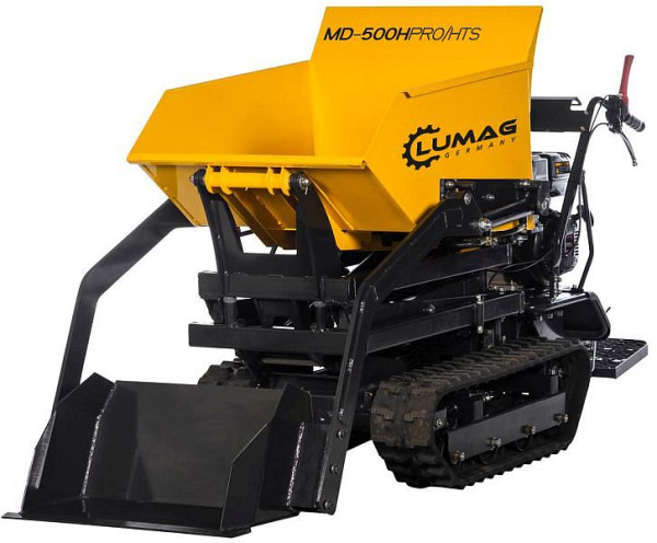 LUMAG Hydraulischer Minidumper mit Kettenantrieb High Tip Selbstlader, MD 500HPROHTS