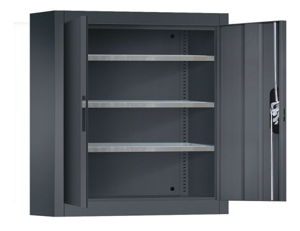 C+P Hängeschrank Serie 13, H830xB700xT300mm, Farbe: Schwarzgrau, Muldengriff, 134013-22 S10175