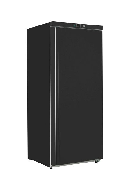 Gastro-Inox Kühlschränk aus schwarzem Stahl 400 Liter, statisch gekühlt mit Ventilator, 201.202