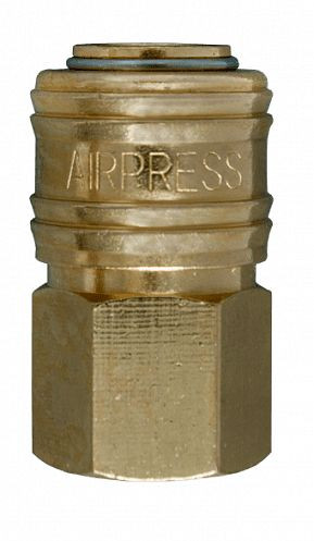 Airpress Druckluftkupplung Euro 1/4" Innengewinde in Blister, 4301501