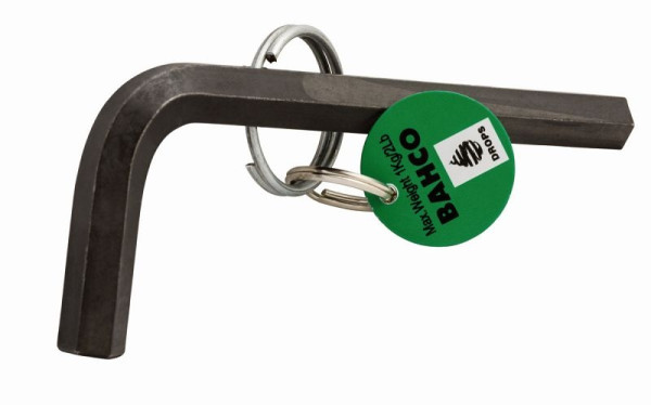 Bahco Winkelschraubendreher, 6kant, brüniert, 12 mm, mit Sicherungsring, TAH1995M-12