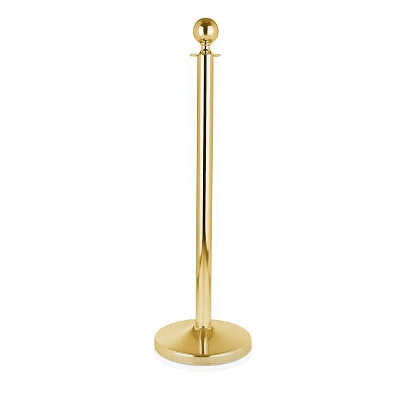 WAS Abgrenzungspfosten Classic Eco, Kugel, goldfarben, 3301001