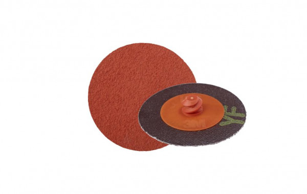 3M Roloc Gewebeschleifscheibe 777F, 38 mm, P60, VE: 500 Scheiben, 7000045624