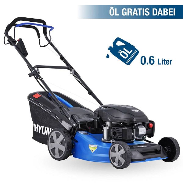 HYUNDAI Benzin Rasenmäher Schnittbreite 46 cm Radantrieb Hand
