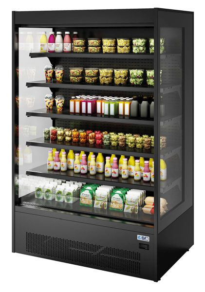 ISA Wandkühlregal GALAXY TN 1880 OPEN, für Take-Away Kühlprodukte und Getränkekühlung, steckerfertig, Umluftkühlung, 4538050205188