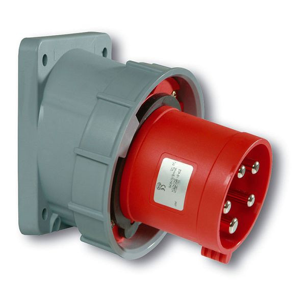 ELSPRO CEE-Einbaugerätestecker 4polig/125A/400V/6h/IP66/67/schräg, ASS38X4