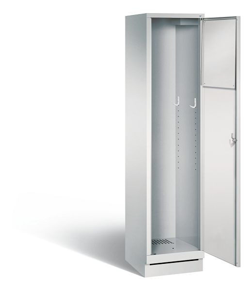 C+P Wäsche-Sammelschrank Evolo, H1800xB420xT500mm, Farbe: Lichtgrau, 48170-210 S10004