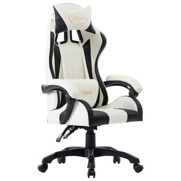vidaXL Gaming-Stuhl Schwarz Kunstleder, unverwechselbar, 287985