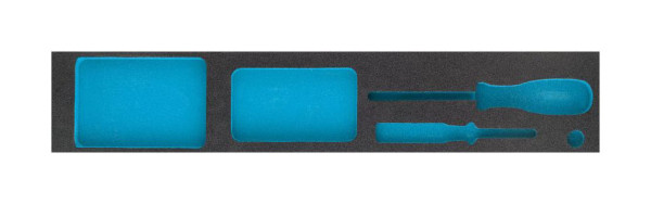 Hazet 2-Komponenten Weichschaum-Einlage, 2-Komponenten Weichschaum-Einlage leer für 190/79, 163-455/5, 163-455L