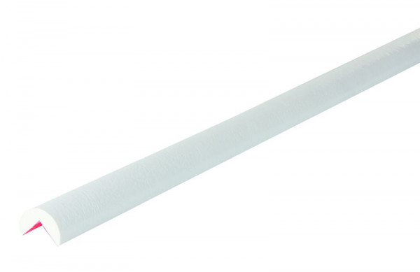 SafetyMarking Warn- und Schutzprofile - Kantenschutz, Prallschutz: Kreisform 40/40, Typ A, LxBxH 100x4x cm, weiß, selbstklebend, DC10310