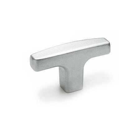 Ganter T-Griffe, Aluminium (GN 563.2-67-M8-SW), VE: 10 Stück, 563.2-67-M8-SW