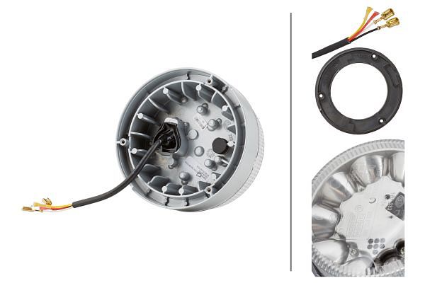 HELLA LED-Blitz-Kennleuchte BST 2.0 - 12/24V, Gelb, IP67 Für Fahrzeuge