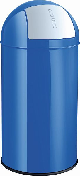 helit Push-Abfallbehälter "the dome" 30L, blau, H2401734