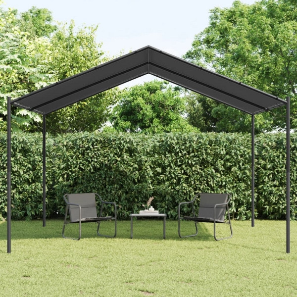 vidaXL Gartenpavillon Anthrazit 4x4 m Stahl und Stoff, 362453
