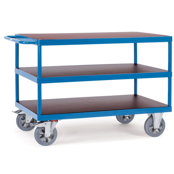 Fetra Tischwagen, Ladefläche 1.000 x 700 mm, Etagenhöhen: 283, 604, 925 mm, 12422