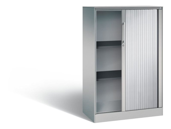 C+P Rollladenschrank Asisto, H1310xB800xT435mm, Farbe: Weißaluminium, Bügelgriff, 3 OH, 143033-000 S10078