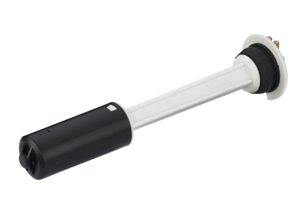 HELLA Niveauschalter, Waschwasservorrat, 12V, Anschlussanzahl: 2, Rundstecker, Schließer, Höhe: 193mm, Gehäusefarbe: schwarz/weiß, 6PR 005 729-061