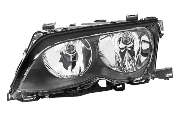 HELLA Halogen-Hauptscheinwerfer - für u.a. BMW 3 (E46) - ECE - für Rechtsverkehr - links, 1AG 009 059-011