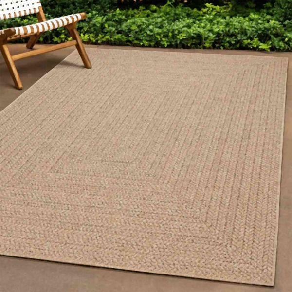 vidaXL Teppich ZIZUR 80x200 cm Jute-Optik Indoor und Outdoor, 4006151