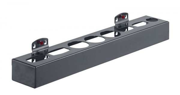 Kappes RasterPlan Aufnahmehalter für Dosen und Flaschen für 8 Teile anthrazitgrau, B 500 x H50 x T80 mm, für 4 Oval- / Runddosen, 4042.00.1308