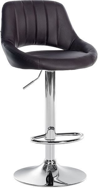 CLP Barhocker Milet Kunstleder chrom, braun, 322414