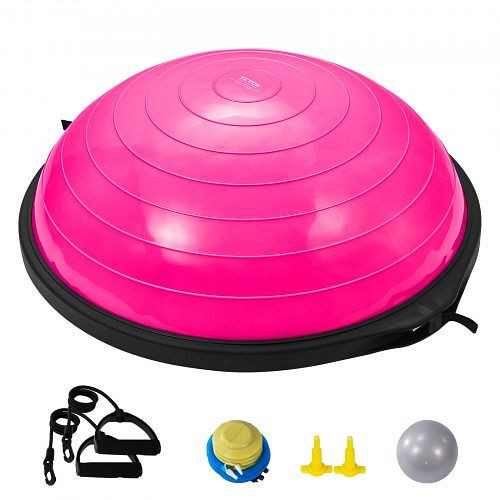 VEVOR Gymnastikball Fitnessball Sportball Yogaball 66cm Halb Rosa Balance, PHXLQ64CMBWFPSA6CV0
