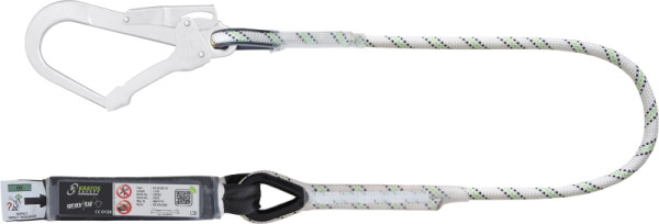 Kratos Verbindungsmittel mit Falldämpfer aus Kernmantelseil 1,80 m mit Karabiner FA5020755, FA3050220