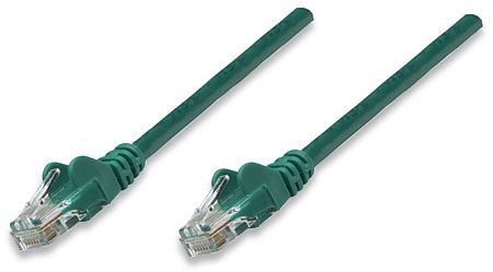 INTELLINET Netzwerkkabel, Cat5e, U/UTP, CCA, RJ45-Stecker/RJ45-Stecker, 3,0 m, grün, 319782
