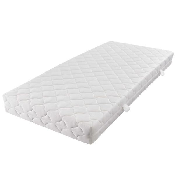vidaXL Matratze mit waschbarem Bezug 200×90×17 cm, 241401