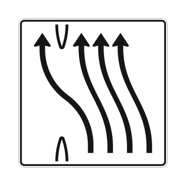 Stein HGS Überleitungstafel Verkehrszeichen StVO 501-52, Alform, RA2, RA2, Alform, 501-52.0006