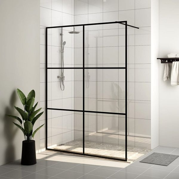 vidaXL Duschwand für Begehbare Dusche mit Klarem ESG-Glas 140x195 cm, 151027
