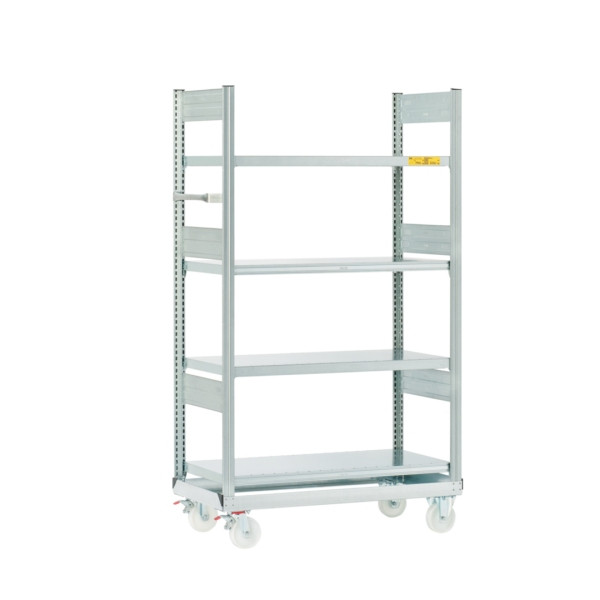 BITO Regalwagen FBR ohne Behälter, 1815x1068x533 U, 4 Einlegeböden, 55270