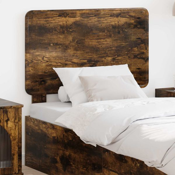 vidaXL Kopfteil Geräucherte Eiche Holzwerkstoff, 887929