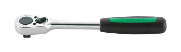 STAHLWILLE 12,5 mm (1/2") Knarre Nr.512 Schlüsselweite 10 ° Länge 265,5 mm, 13111010