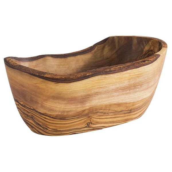 APS Schale -OLIVE-, 16 x 9 cm, Höhe: 7 cm, Olivenholz, Inhalt: 0,3 Liter, 00908
